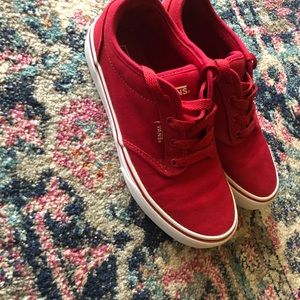 Vans size 4y